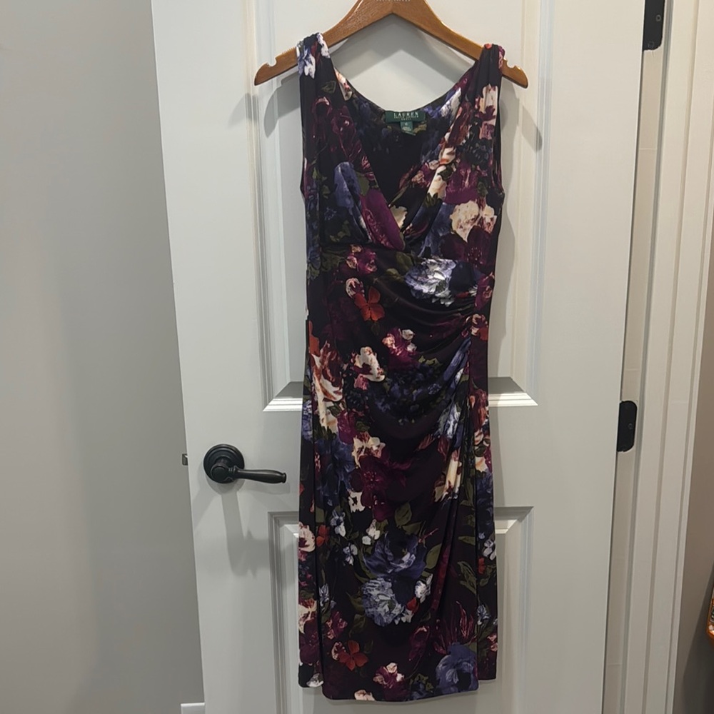 Lauren Ralph Lauren Floral Sleeveless Dress